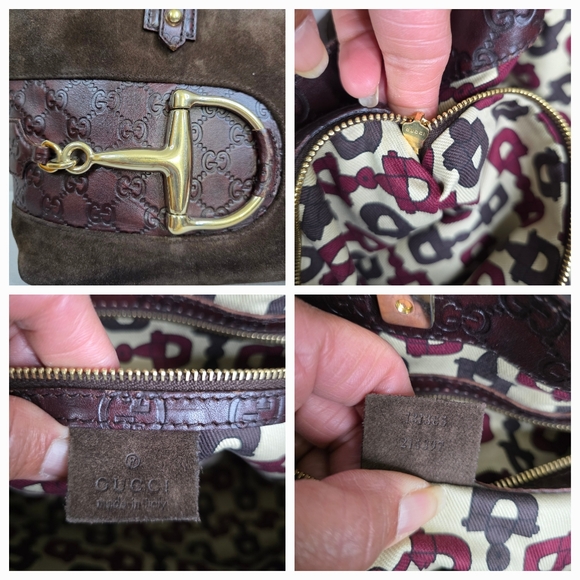 ✨️GUCCI Suede Horsebit Hasler Tote Bag - Picture 16 of 16